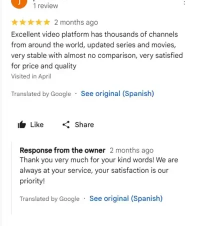 Témoignage positif sur notre abonnement IPTV en France